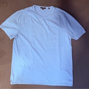 Vince Light Blue Short Sleeve Tee